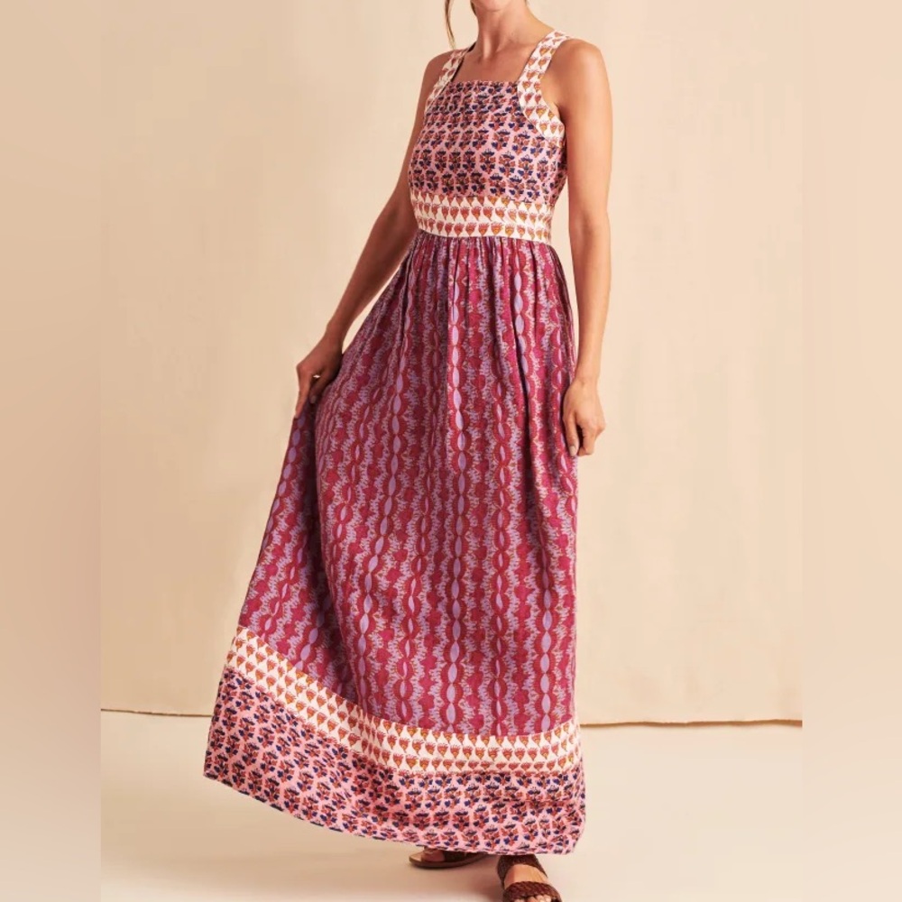 Faherty Gracie Dress in Bali Bloom